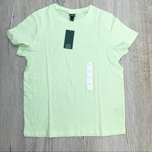 Wild Fable Green Crew Neck Basic T-Shirt Sz Small